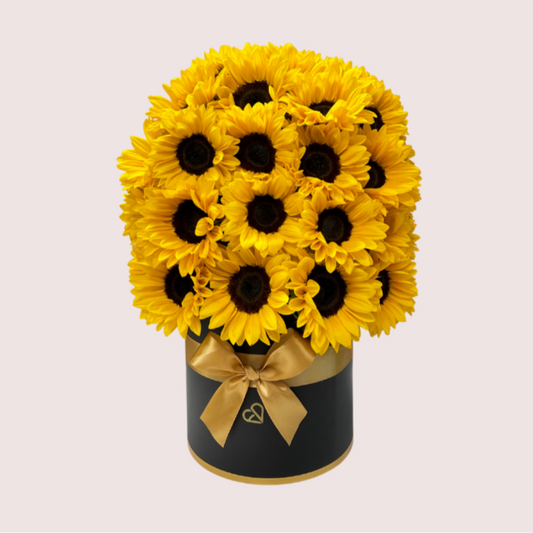 Elegant Sunflowers Arrangements Box