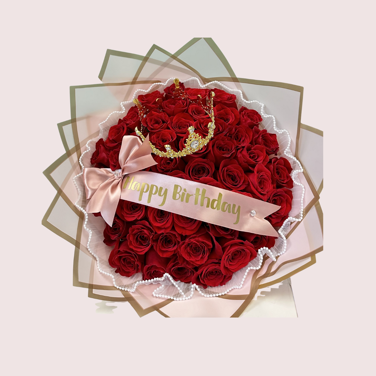 Roses Bouquet for Happy Anniversary