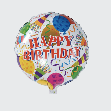 Helium Balloons For Happy Birthday blue