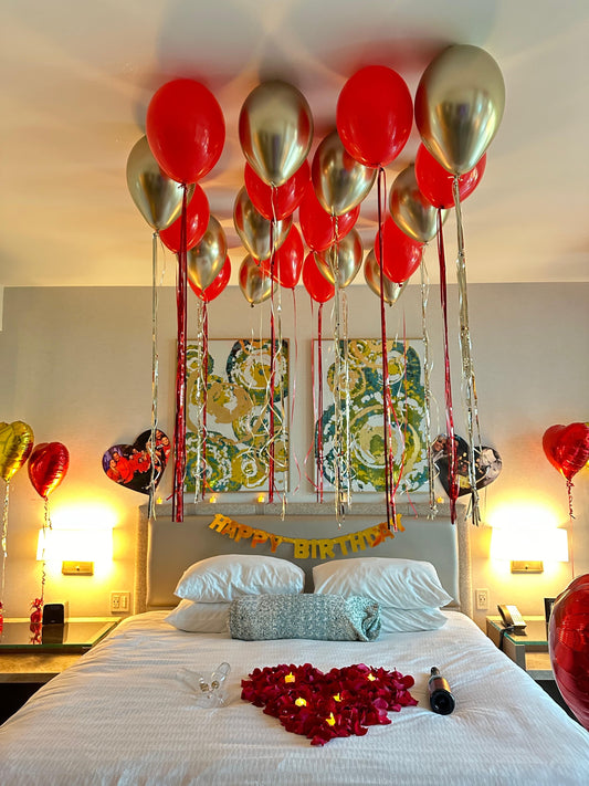 Room Decorations for Anniversary - Happy birthday - Romantic moments
